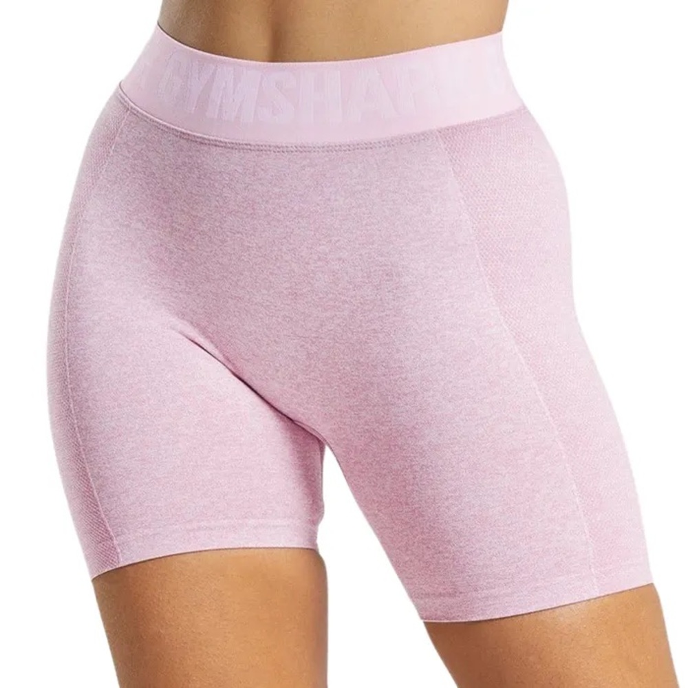 Gymshark Pink Athletic Shorts with Seamless Design